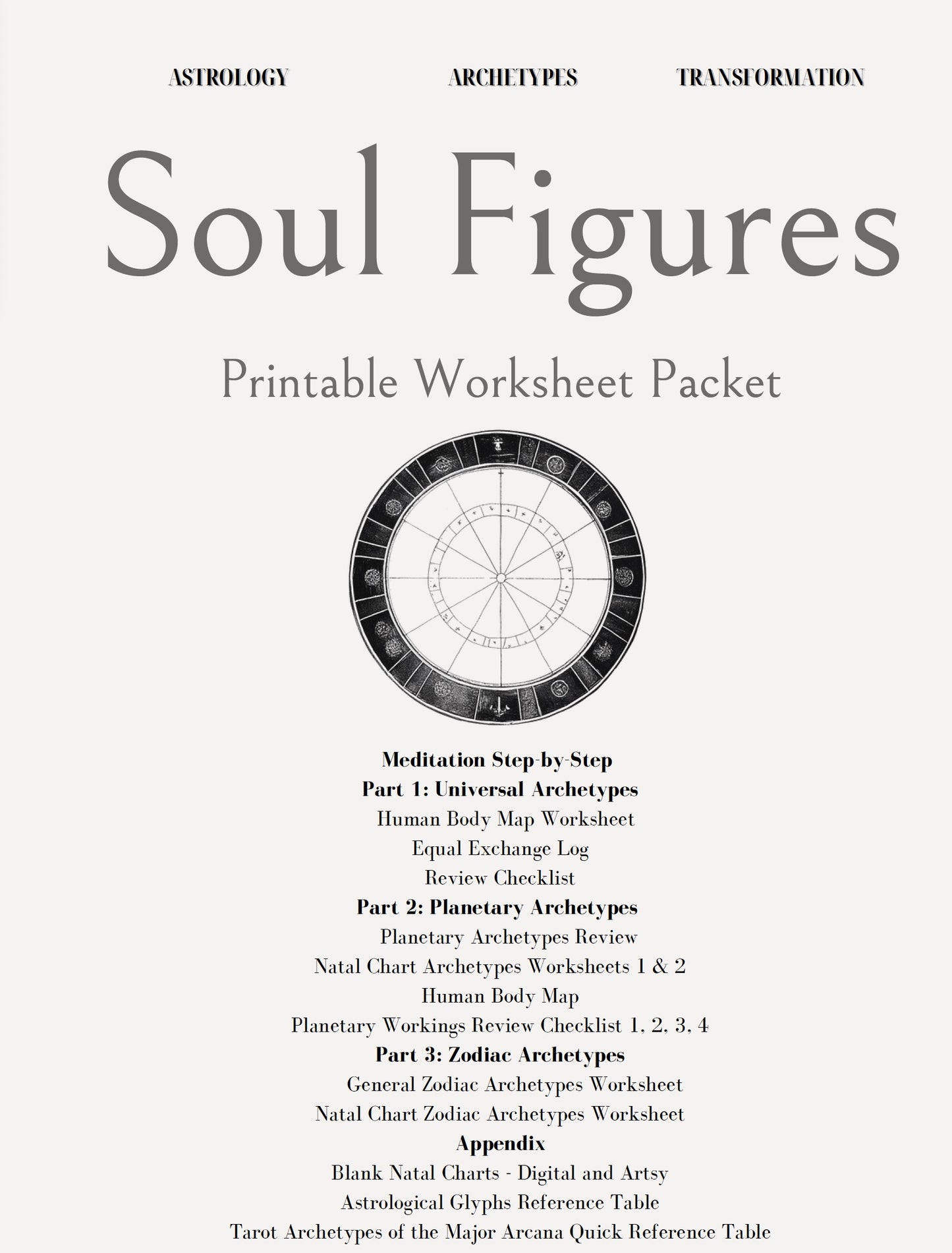Soul Figures Self-Guided Online Course