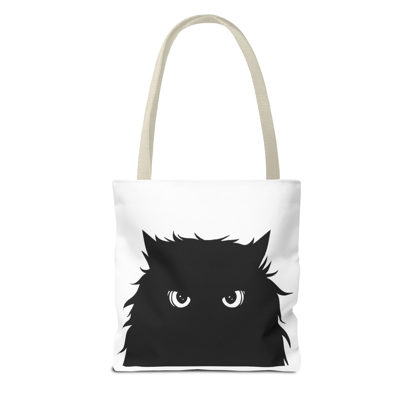 Trick or Treat Tote Black Cat Halloween Candy Bag