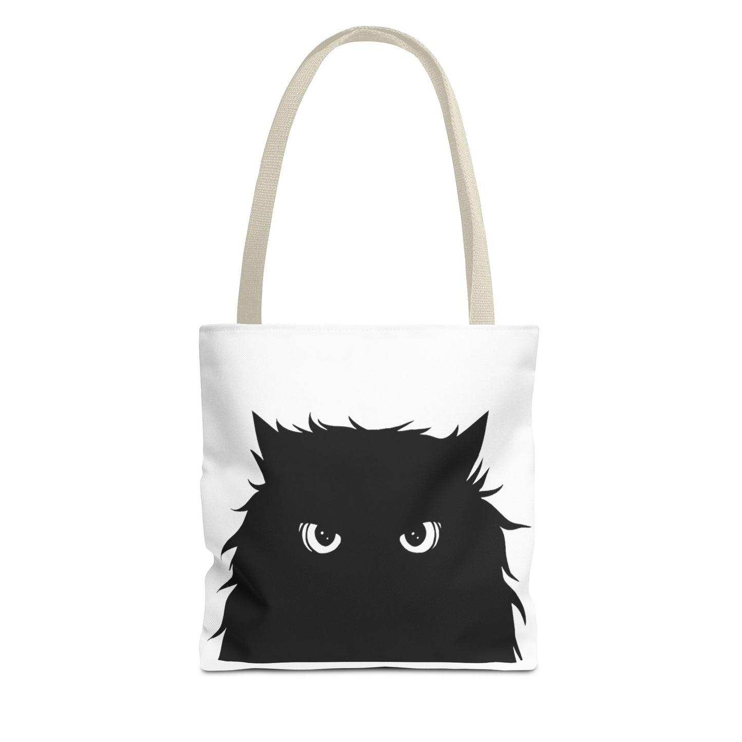 Trick or Treat Tote Black Cat Halloween Candy Bag