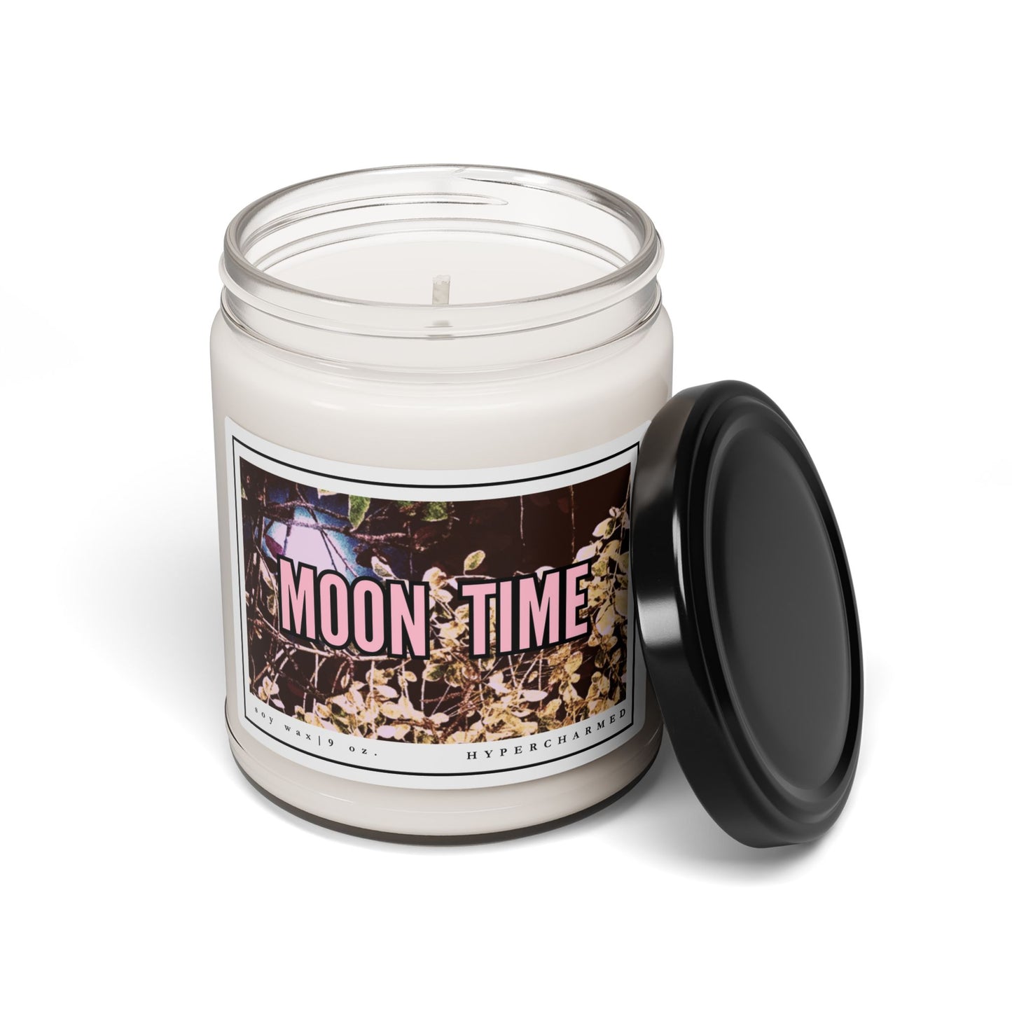 MOON TIME Candle, Moon Candle, Modern Candle, Glass Jar Candle, Magic Candle, Altar Candle, Witch Candle, 9oz Candle