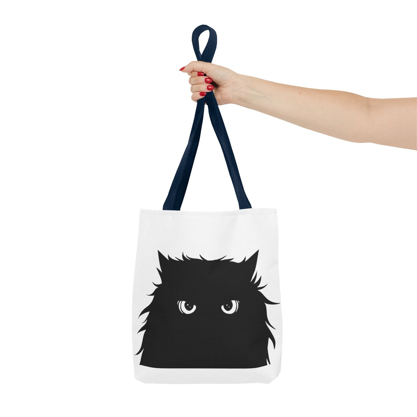 Trick or Treat Tote Black Cat Halloween Candy Bag