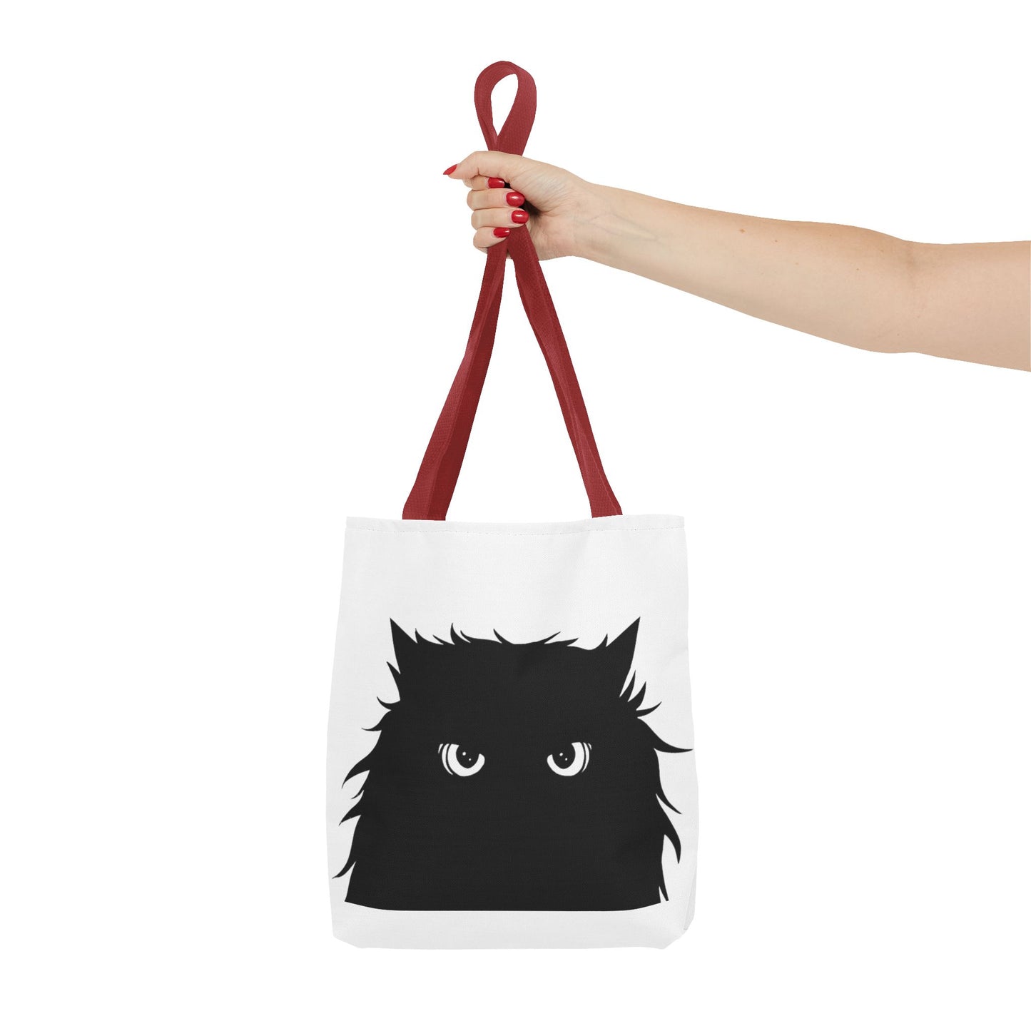 Trick or Treat Tote Black Cat Halloween Candy Bag